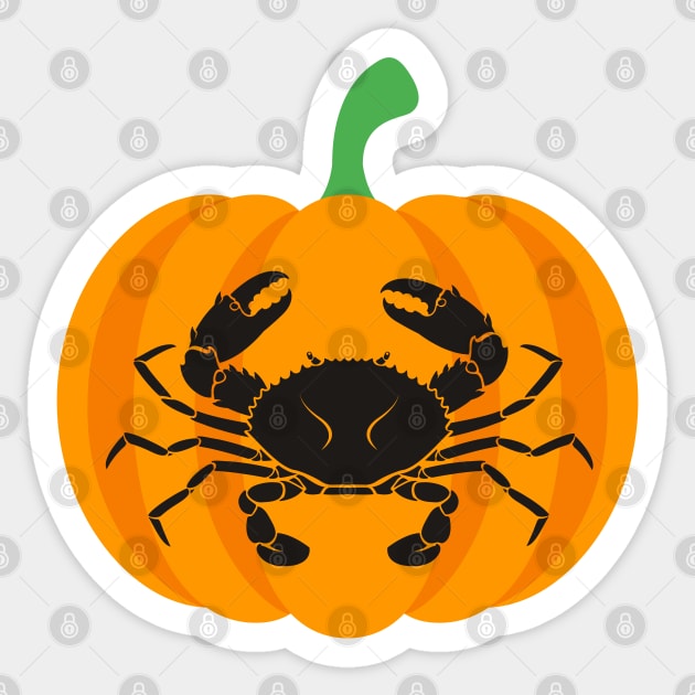 Halloween Jack O Lantern Cancer Zodiac Sign Sticker by EndlessDoodles